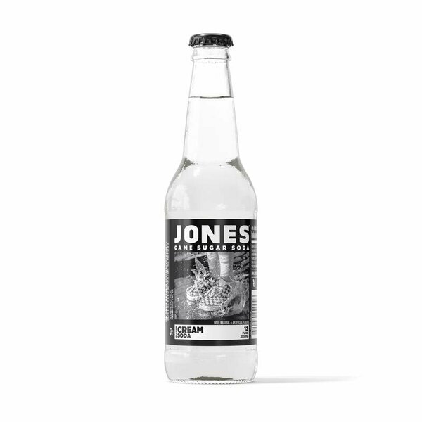 Jones Soda CANE SODA CREAM 12OZ JU-412
